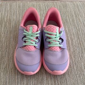 Kizik Kids Pink and Lavender Sneakers